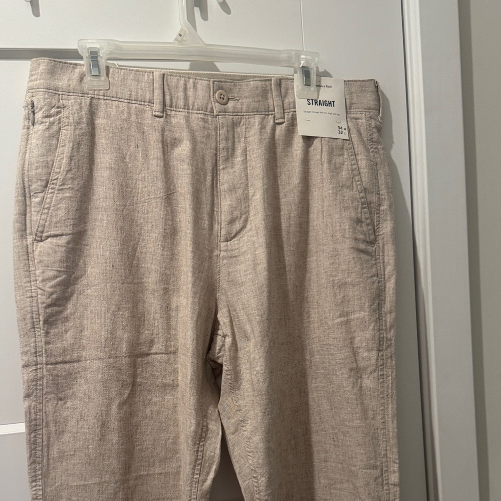 Abercrombie & Fitch Tan Chinos Relaxed Fit